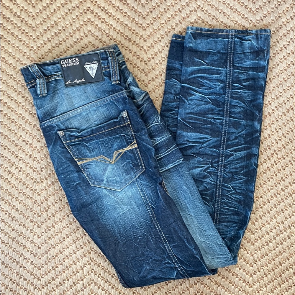 GUESS - Kurt Slim Fit Denim Jeans - Navy - 30